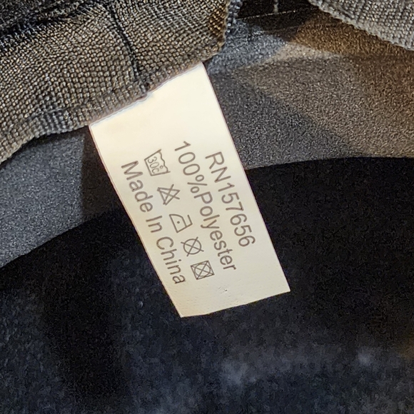 BLACK Western Fedora Hat - Picture 6 of 9